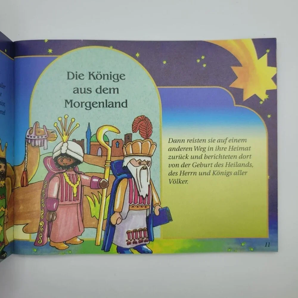 Playmobil Nativity Story Book For Set 3996 Multiple Language Christianity German
